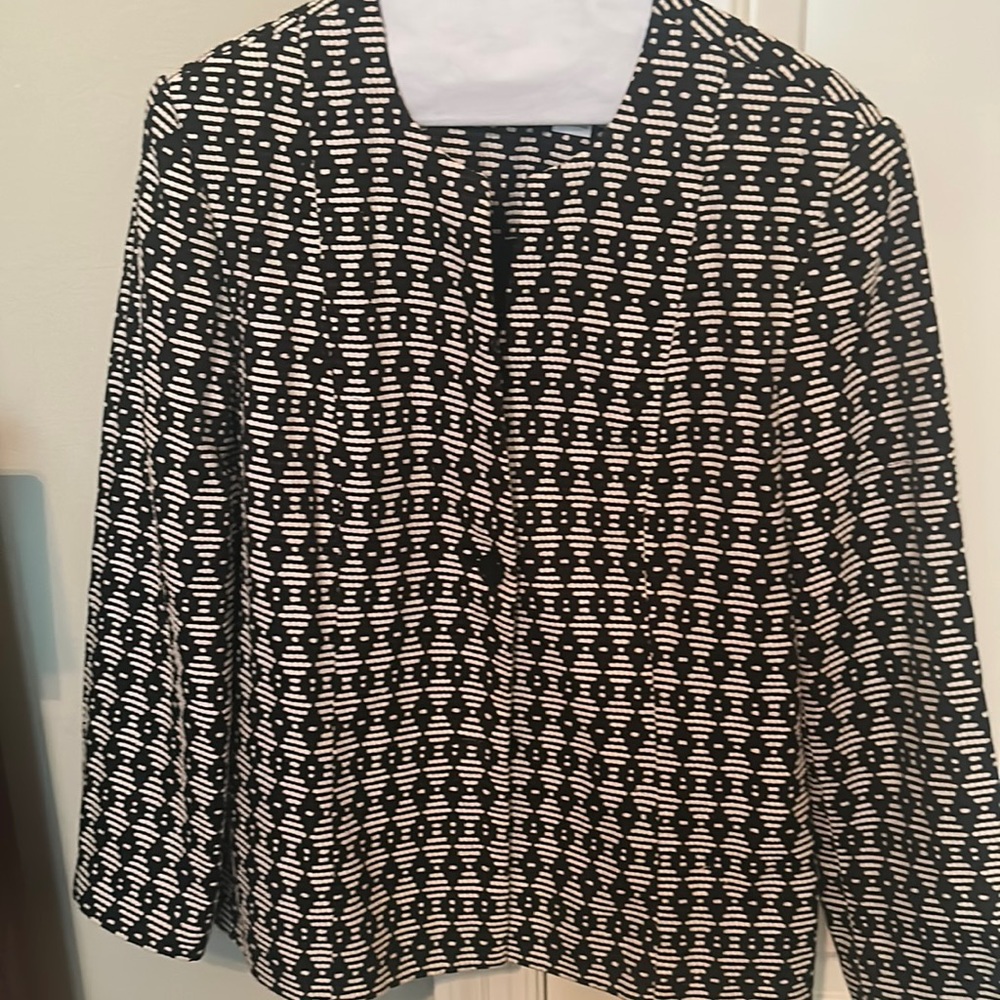 Black and white Jacket